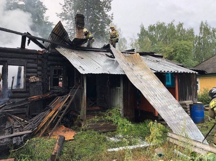 Пожар в жилом бараке в Можге унес жизнь женщины