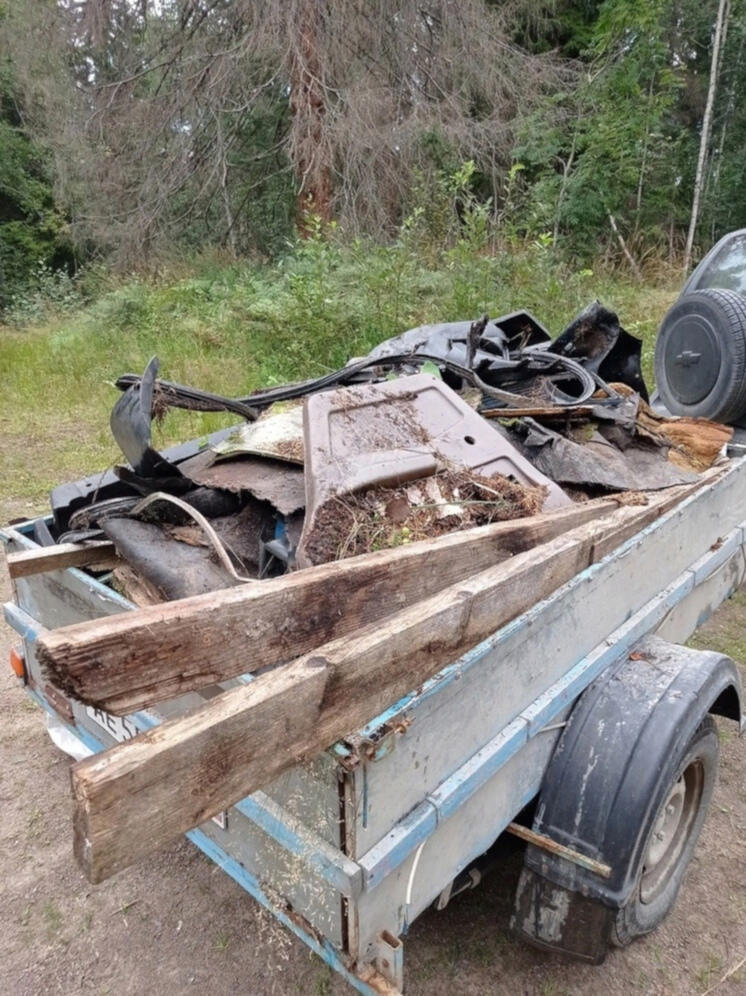 Лесники очистили от мусора берег Ладоги в Карелии