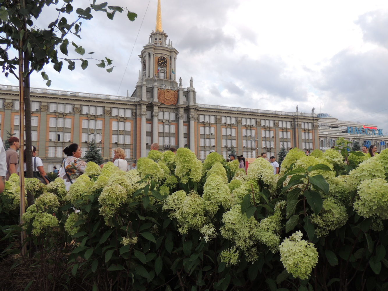 В центре Екатеринбурга устроили оазис, посвященный истории города