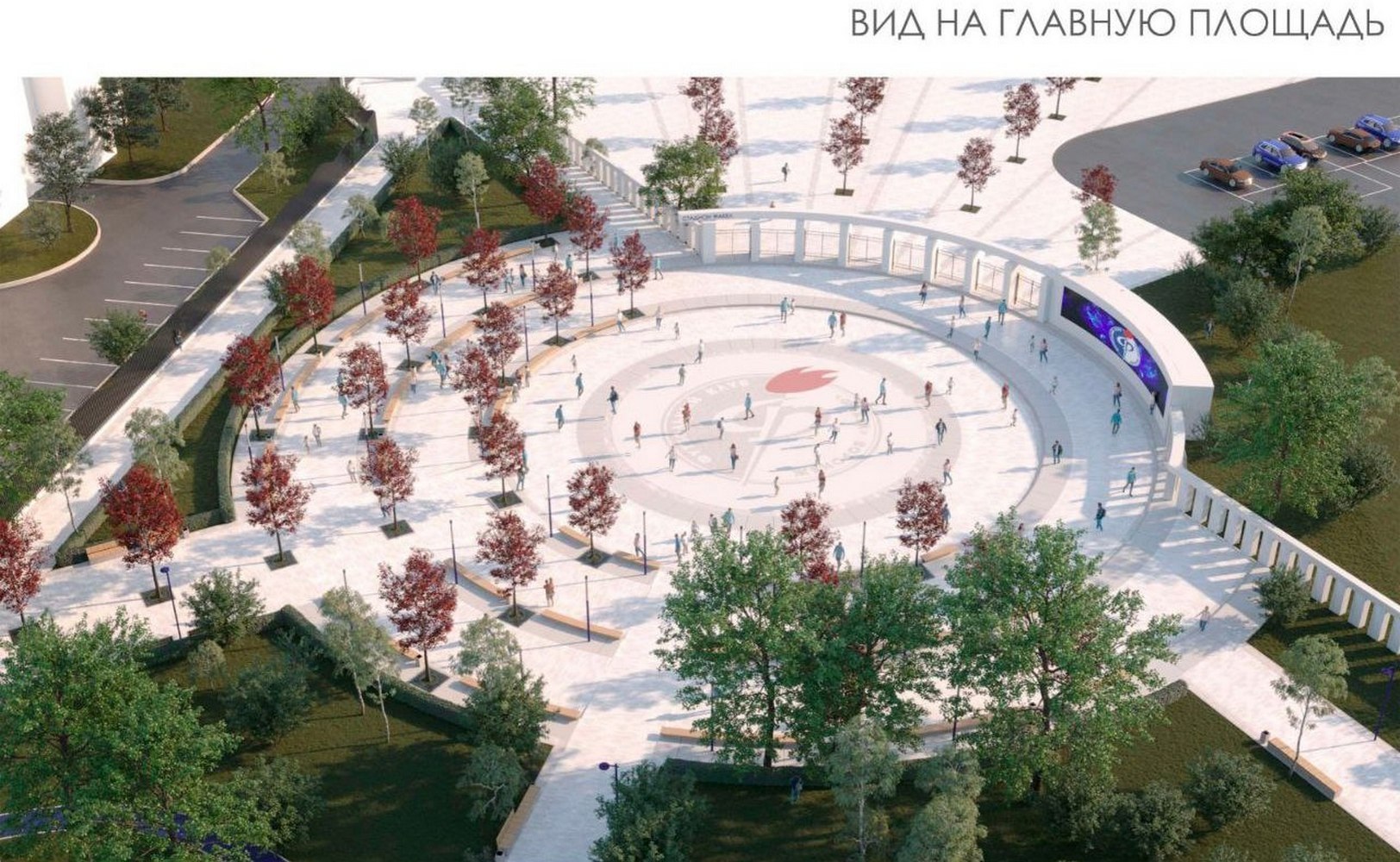 Воронежцам представили проект сквера «Футбольный» рядом со стадионом «Факел»
