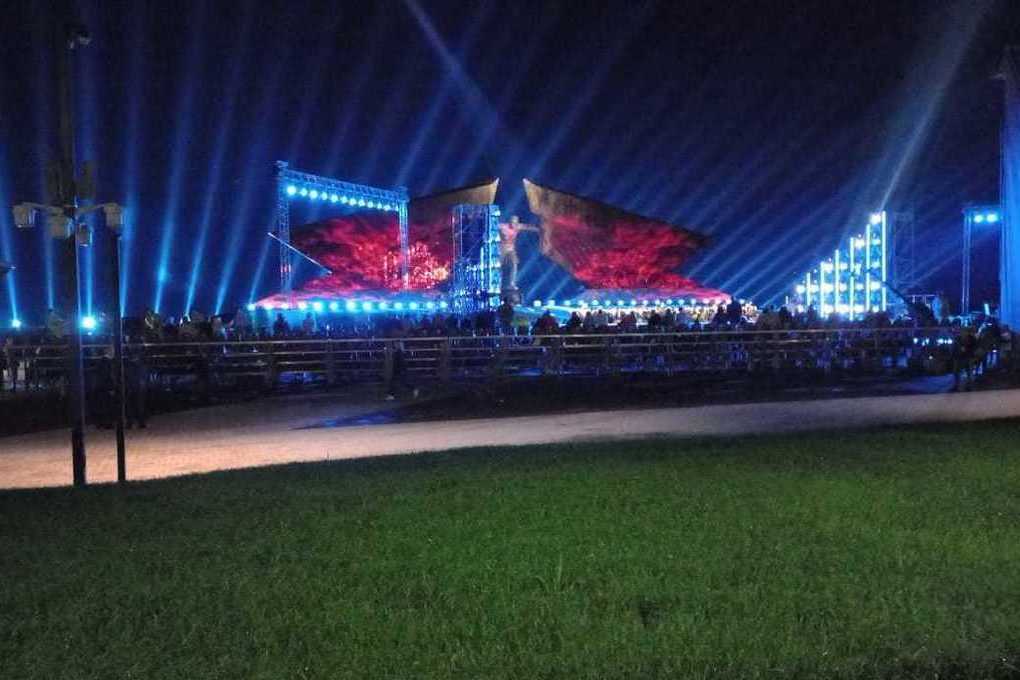 В Понырях состоялся концерт по случаю открытия мемориала «Курская битва»