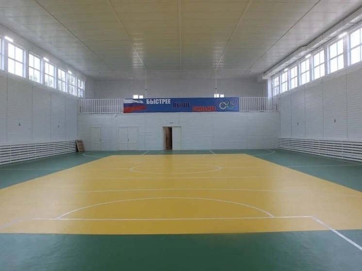 Строительство модульного спортзала школы №48 завершилось в Борзе
