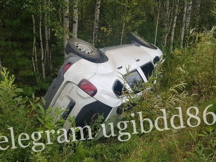 В Югре невнимательный водитель попал в ДТП