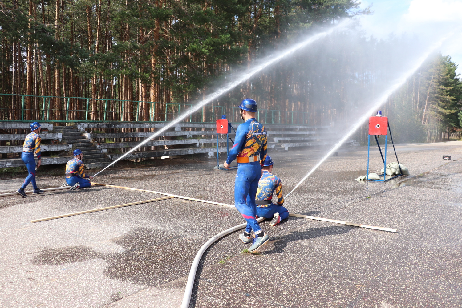 Во Владимире прошли соревнования по пожарно-спасательному спорту