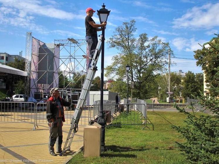 За неделю в Рязани отремонтировали около 1000 метров уличного освещения
