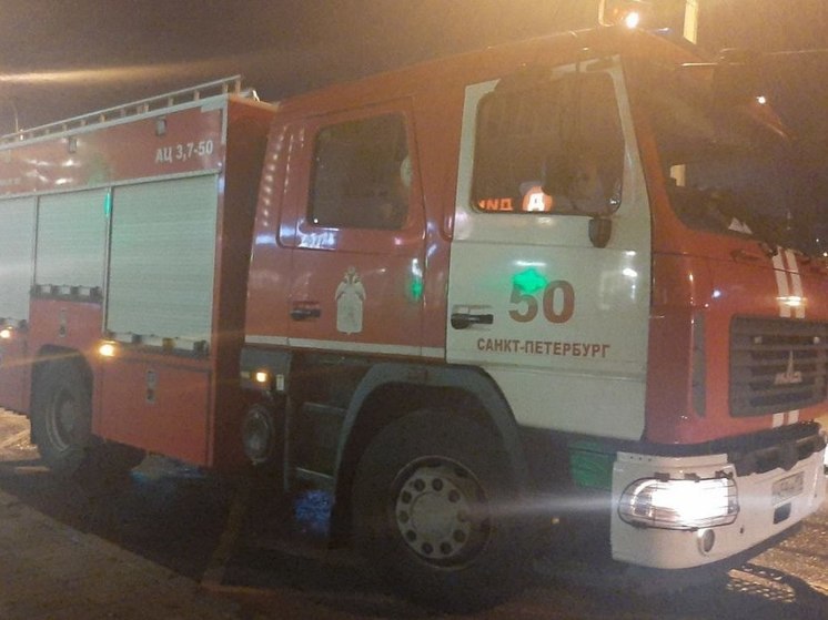 Мужчина погиб при пожаре в парадной дома на Загребском бульваре