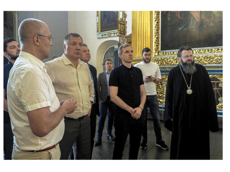 Свято-Успенский кафедральный собор посетил Марат Шакирзянович Хуснуллин