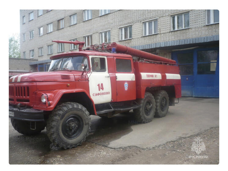 В Сафоново зогорелся частный дом