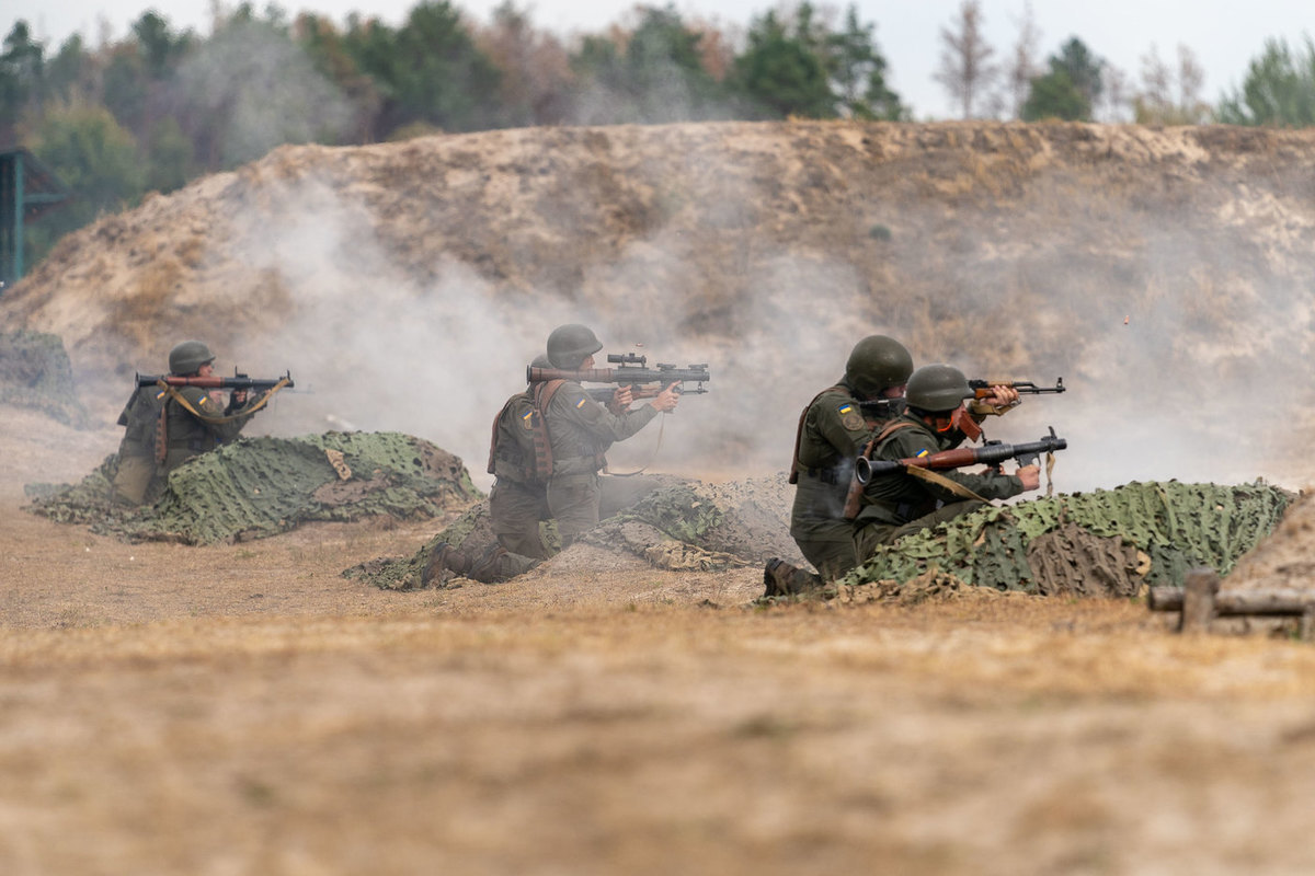 A pair of snipers helped destroy a group of Ukrainian military overnight