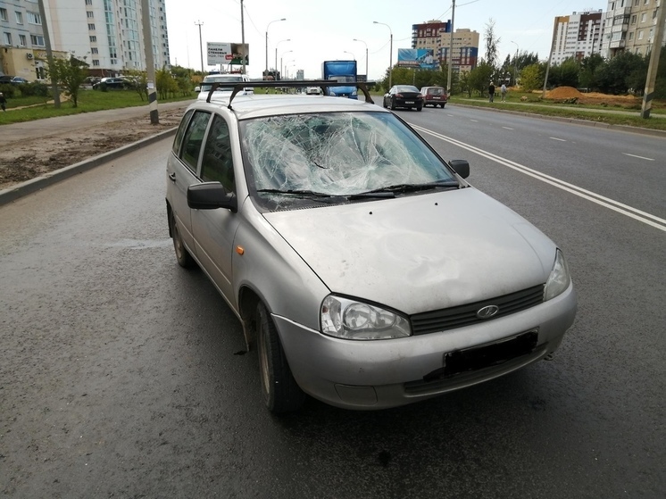 В Орле пешеход нарушил ПДД и угодил под колёса легковушки