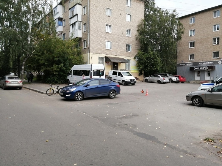 В Орле в аварии пострадал подросток
