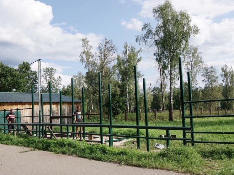 В Центральном зубровом питомнике Серпухова меняют ограждения