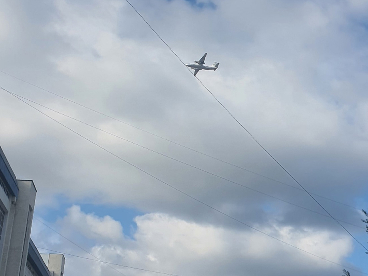 Омичей смутил долго летавший над городом самолет