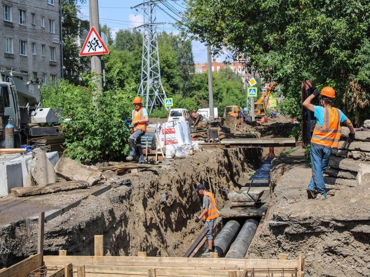 В Томске  на 98% завершен ремонт тепловых сетей
