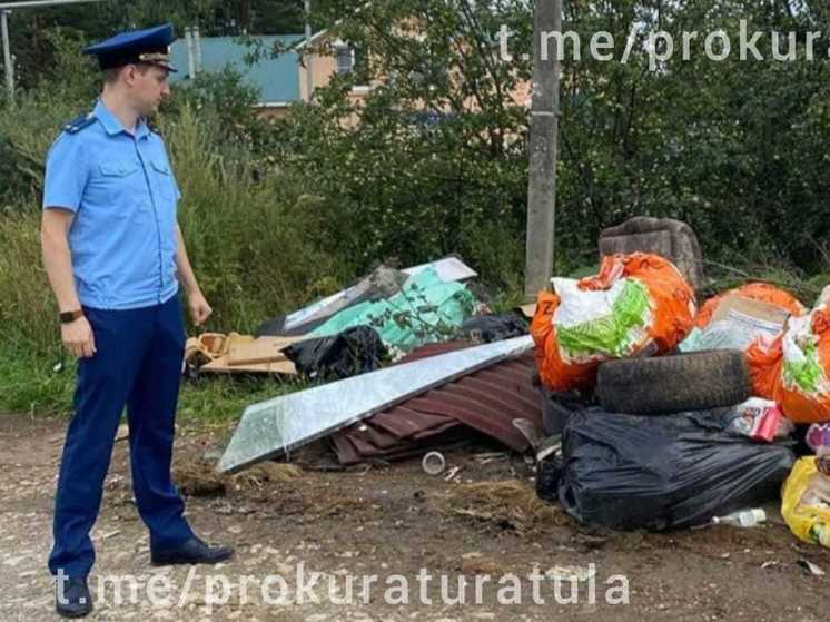 В Заокском районе обнаружили несанкционированные свалки