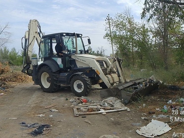 В Астрахани за один день собрали 70 тонн мусора