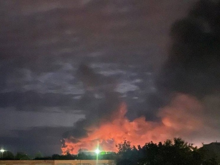 Strong explosions were heard near the Pskov airport