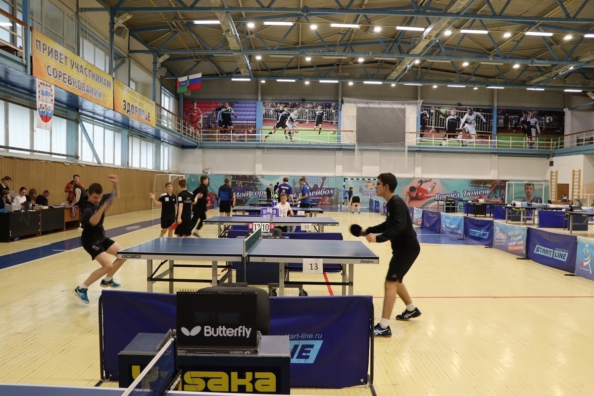 The best representatives of table tennis from Russia competed in the Tyumen region