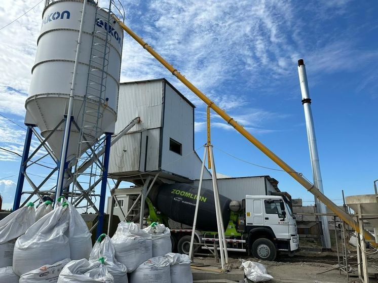 Производство товарного бетона запустили в Чите