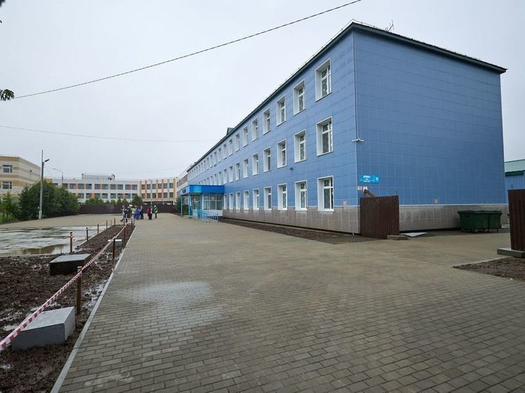 Территорию у школы № 30 в Южно-Сахалинске привели в порядок по требованию мэра