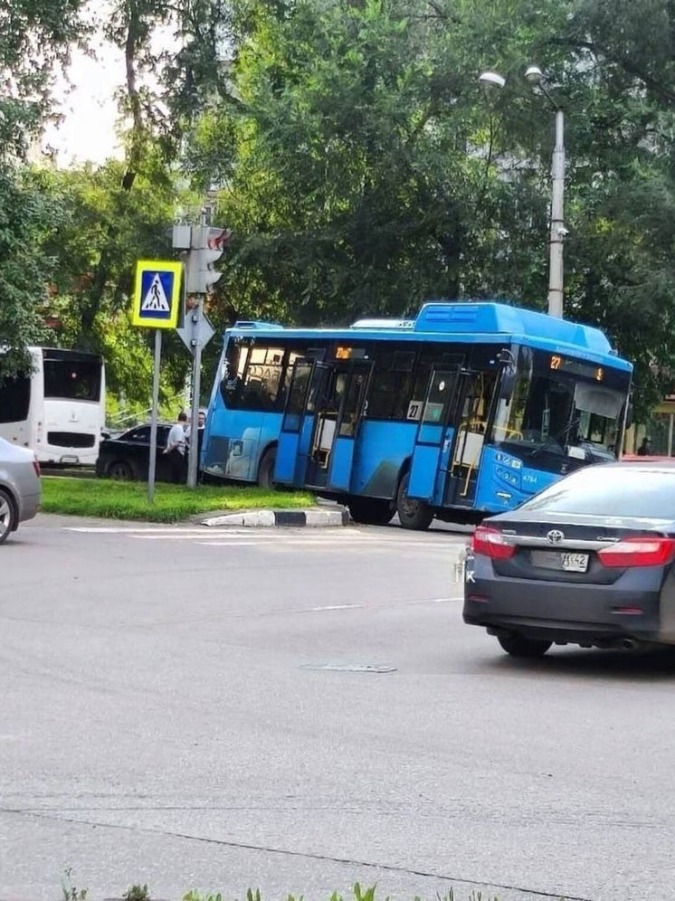 ДТП с участием автобуса произошло в Новокузнецке