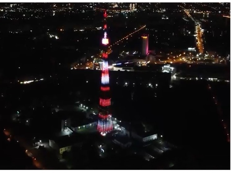 В Новосибирске 1 сентября включат ночную подсветку на 198-метровой телебашне