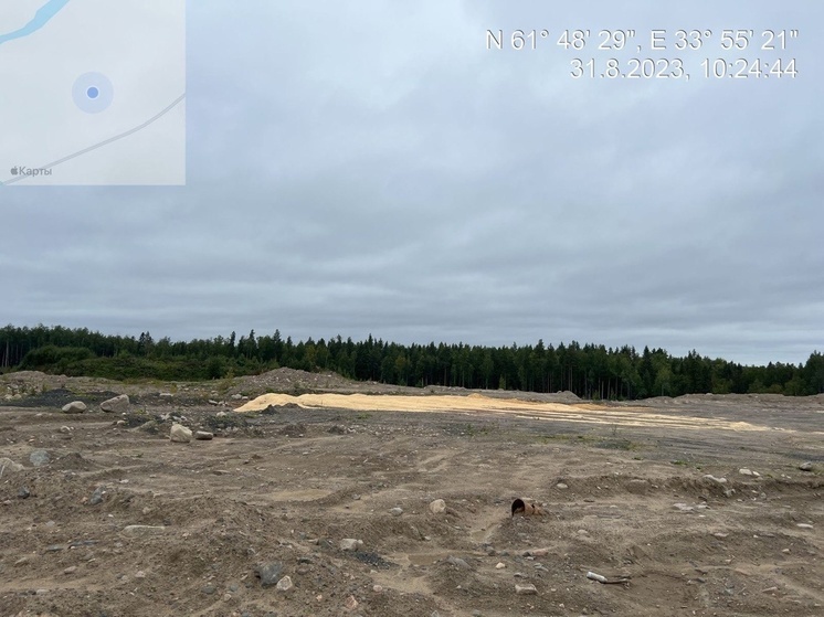 Заброшенный карьер в Карелии превратили в помойку