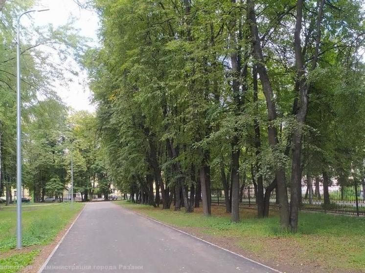 В сквере имени Уткина в Рязани завершили второй этап благоустройства
