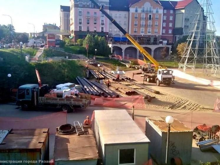 Ремонт теплотрассы на Лыбедском бульваре в Рязани завершится 30 сентября