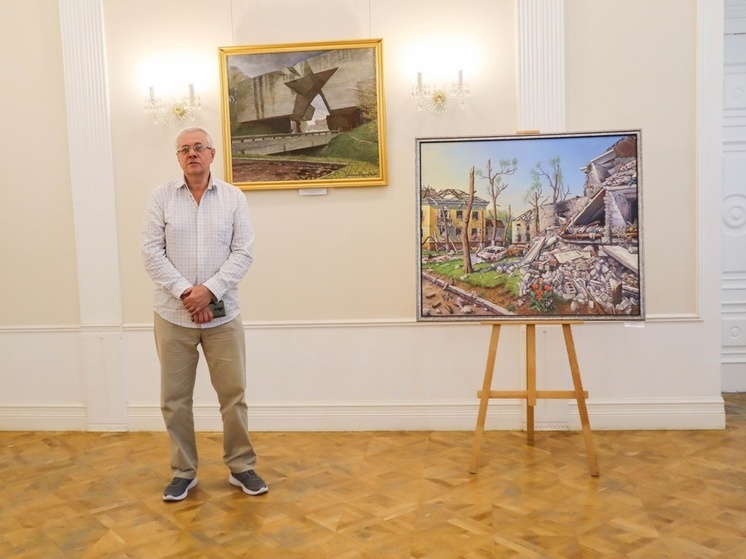 Художник из Мариуполя Сергей Гулак представил пензенцам свою работу