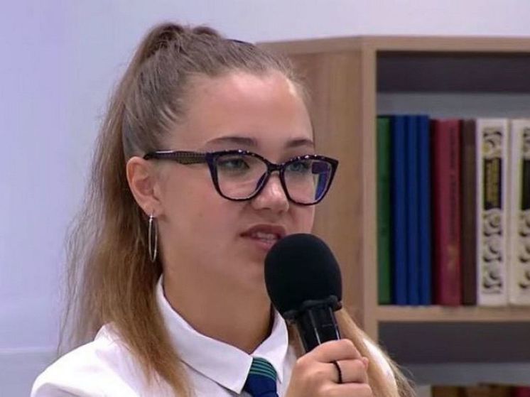 Ученица Воронежа задала вопрос Путину «о самом важном»
