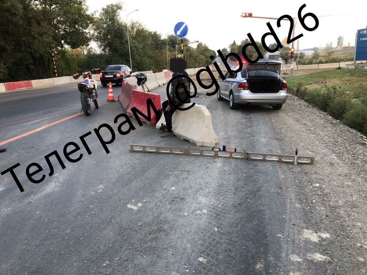 На трассе «Лермонтов – Черкесск» нетрезвый водитель мотоцикла попал в ДТП