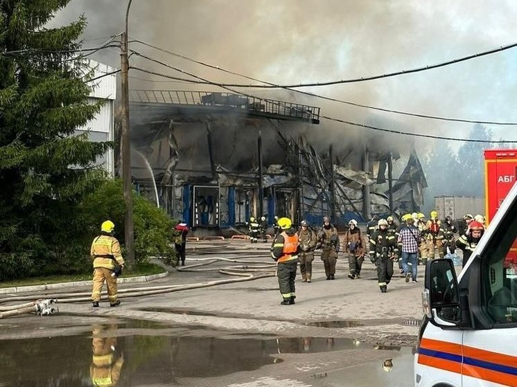 Прокуратура начала проверку по факту пожара на складе в Металлострое