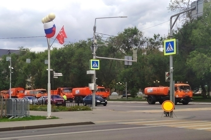 В центре Белгорода постепенно снимаются ограничение на движение и парковку авто