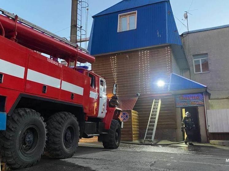 В Уфе сгорела сауна