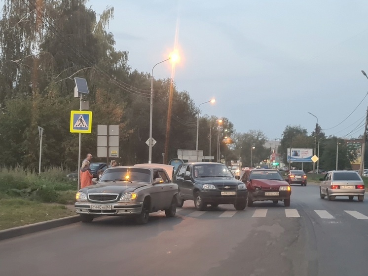 На Михайловском шоссе на выезде из Рязани произошла авария