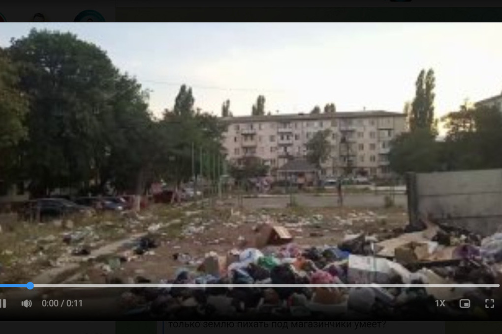 В дагестанском Буйнакске жалуются на завалы мусора