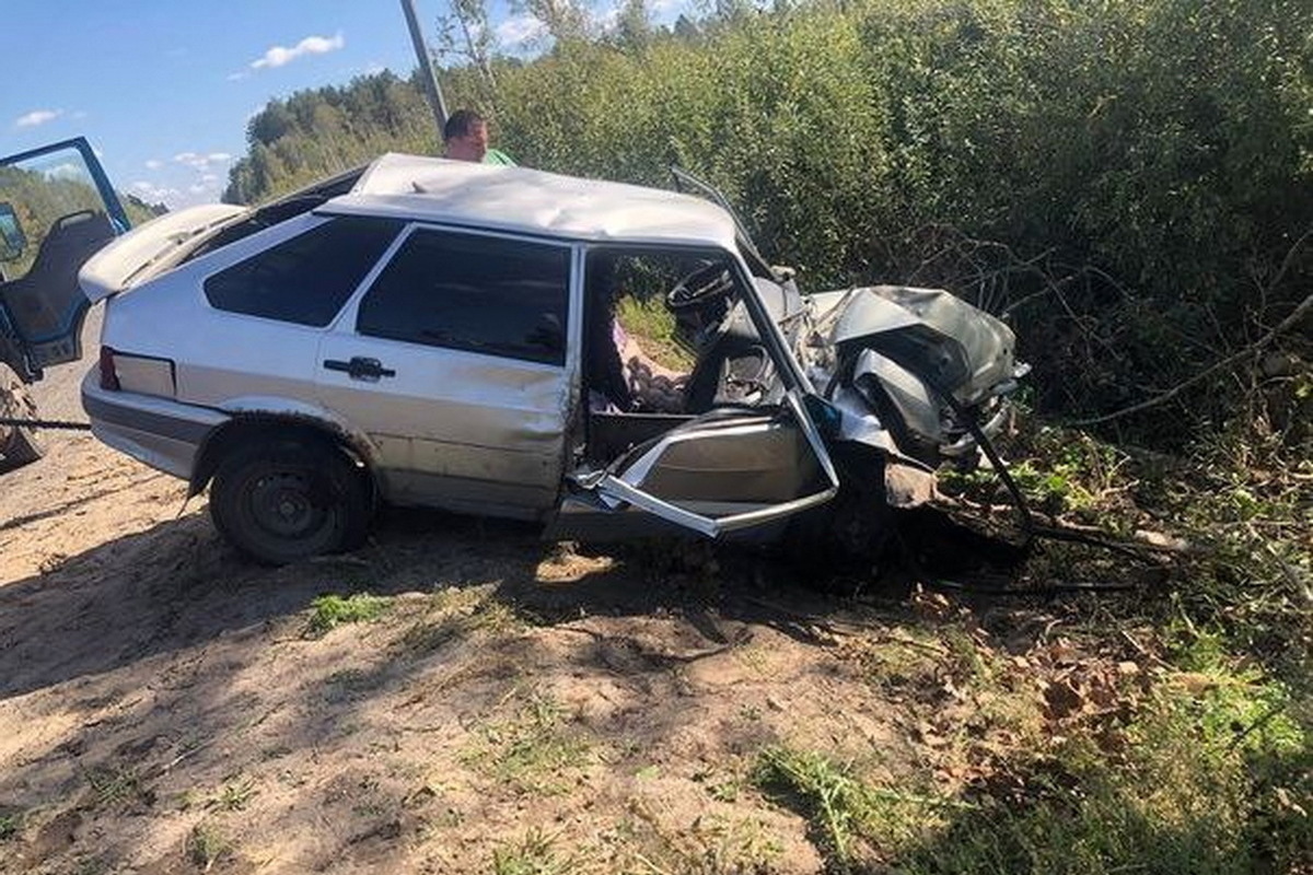 На объездной Йошкар-Олы пьяный водитель и пассажир пострадали в ДТП