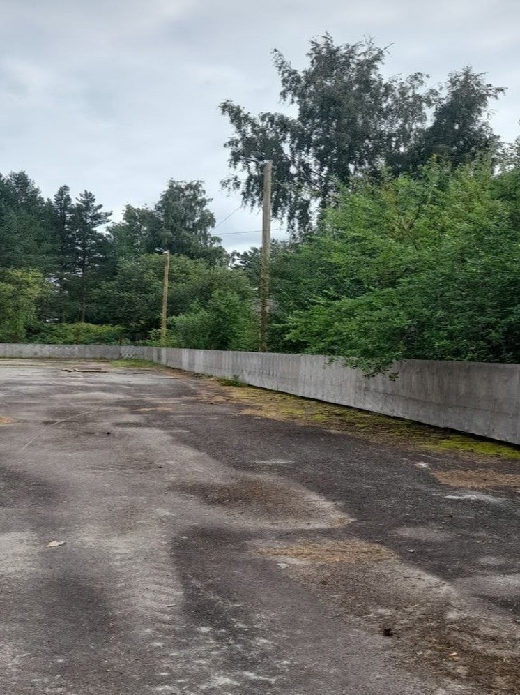 Новые фонари осветили хоккейный корт в поселке Карелии