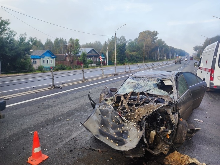 Под Ковровом на М-7 карета «Скорой помощи» попала в ДТП