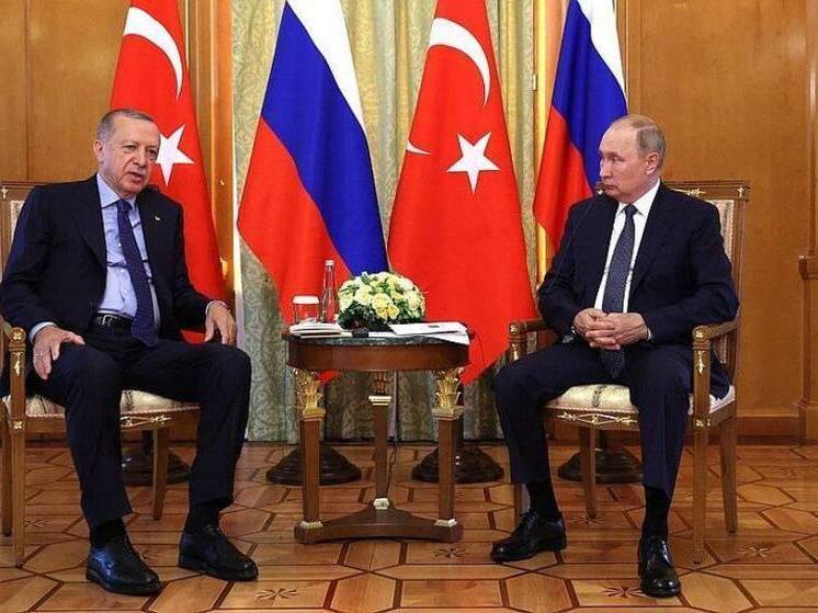 ТАСС: Эрдоган вылетел в Сочи для переговоров с Владимиром Путиным