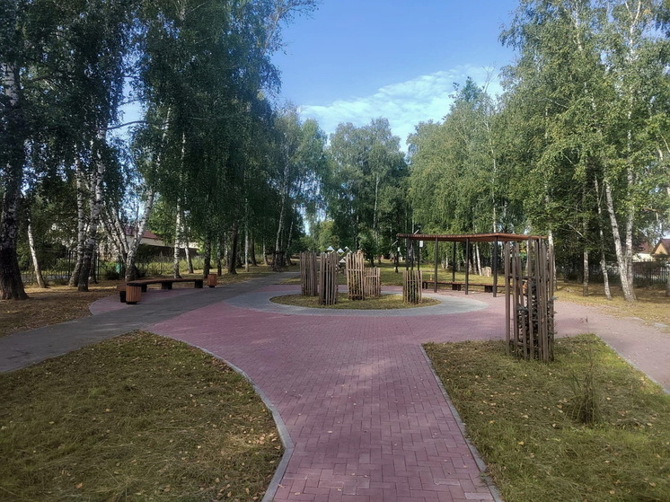 В пензенской Золотаревке благоустроили площадь и установили видеонаблюдение