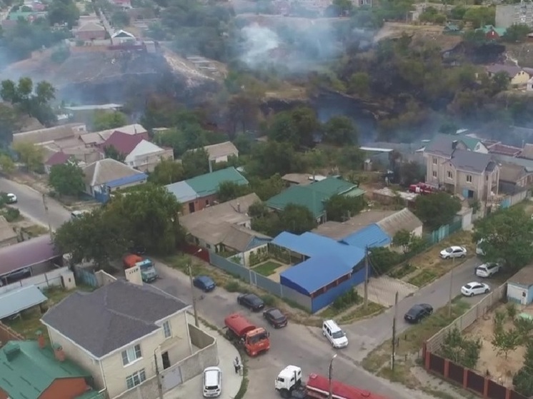 Крупный пожар потушили на востоке столицы Калмыкии