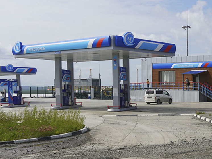 Первая на Чукотке метановая заправка начала работать в Анадыре