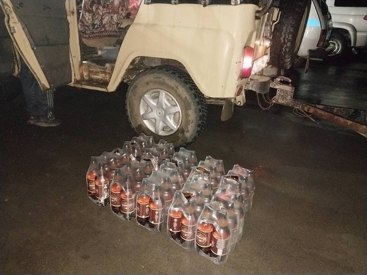 Полицейские Тувы пресекли факты незаконной перевозки алкогольной продукции