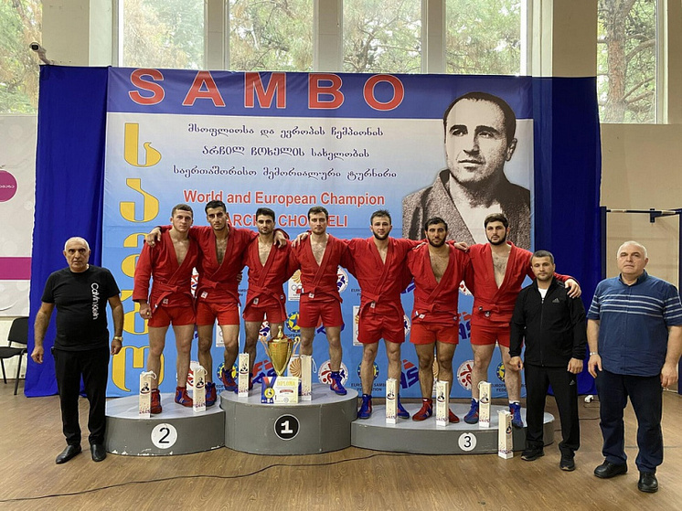 Кубанские спортсмены завоевали награды турнира по самбо в Грузии