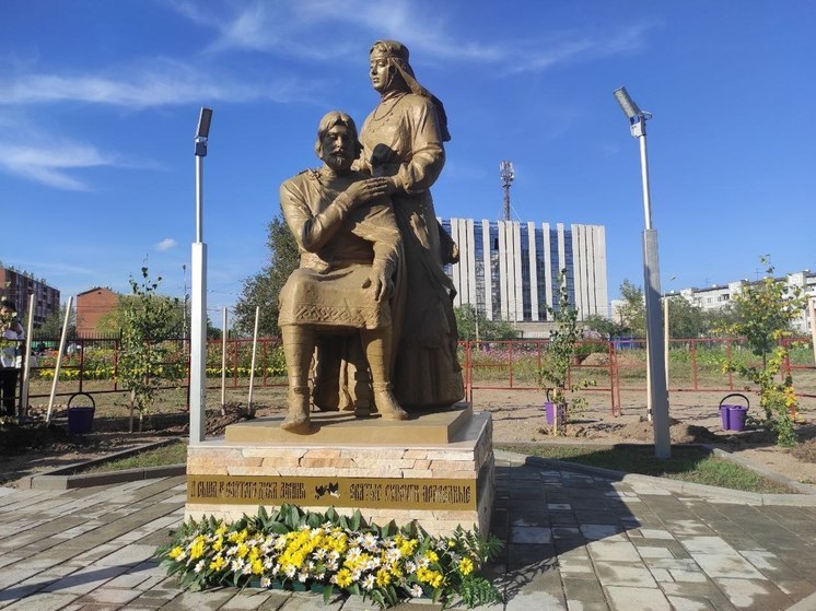 Единственный в Забайкалье памятник святым Петру и Февронии открыли в Чите