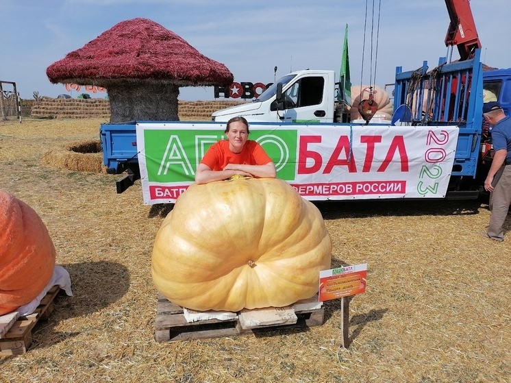 Тулячка вырастила тыкву весом 413 килограммов