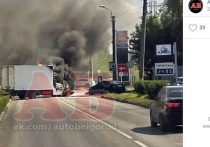 В Белгороде 6 сентября горел грузовой ГАЗ