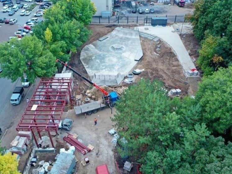 К концу сентября в Уфе завершат реконструкцию сада Аксакова